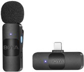 Bol.com BOYA BY-V1 (V2.0) microfoon Zwart Microfoon met bevestigingsclip aanbieding