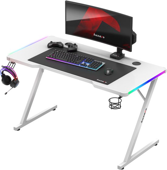 Huzaro - Hero 2.5 RGB - Gaming Bureau - Wit