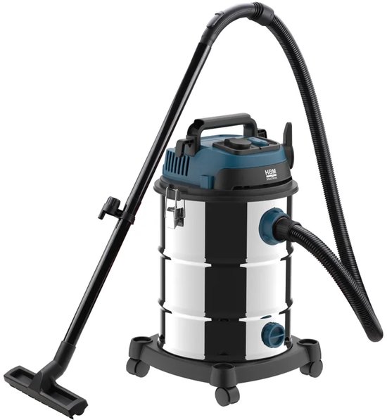HBM Bouwstofzuiger Nat/Droog 1400W 30L (HEPA-filter)