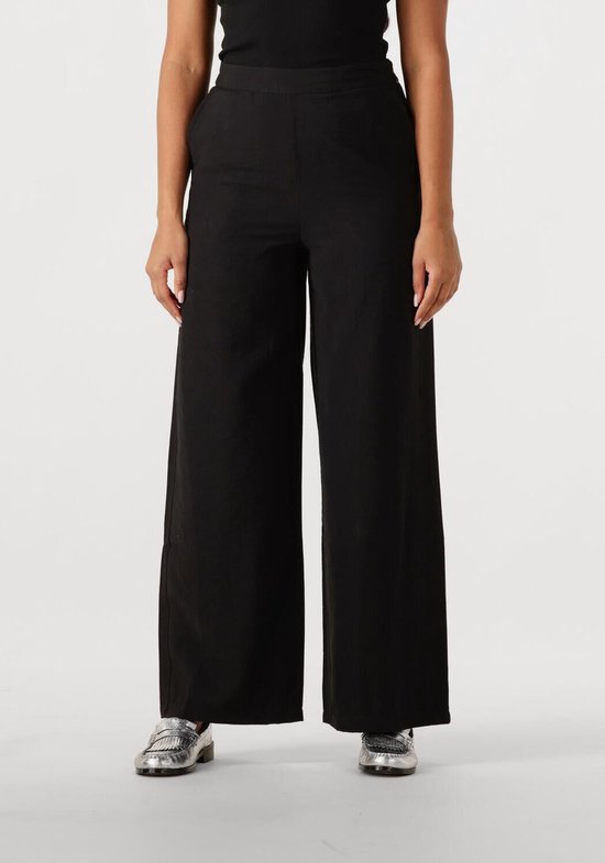 Object Objyui Hw Wide Pants 137 Broeken Dames - Zwart - Maat 36