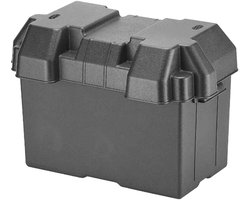 Accubak - Accudoos - 390x185x210mm - Kunststof - Zwart