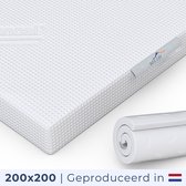 Bol.com Best Life Topper Matras 200x200 cm - Matrastopper - Topdekmatras 8 CM aanbieding
