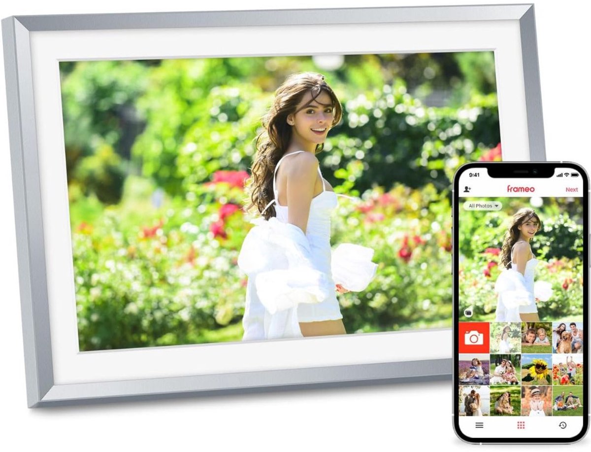 ApexArte Digitale Fotolijst met Wifi - Fotolijsten - Frameo - ApexArte® - €209,95