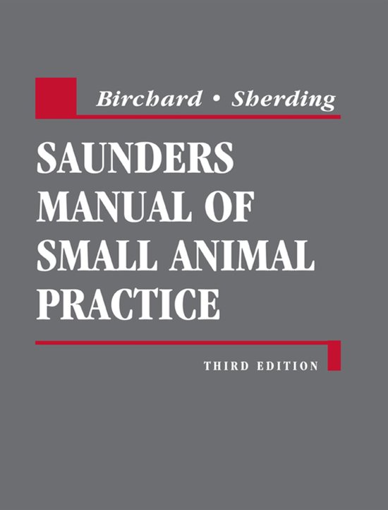 Saunders Manual of Small Animal Practice - E-Book - cover