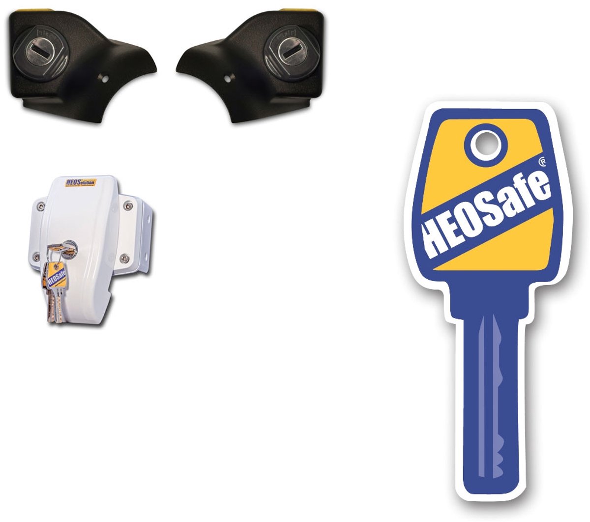 HEOSystemenset met deurkozijnslot voor Fiat Ducato 250 / 290 met gelijke sleutel