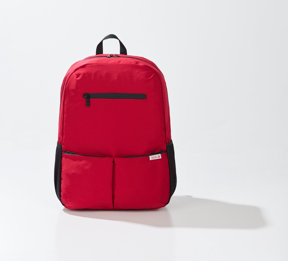 Travelsentry - Rugzak - Opvouwbaar - Reizen - Accessoire - Rood - Compact - 31 * 42 * 14 cm - Voorkomt Onnodig Plastic Gebruik - Duurzaam