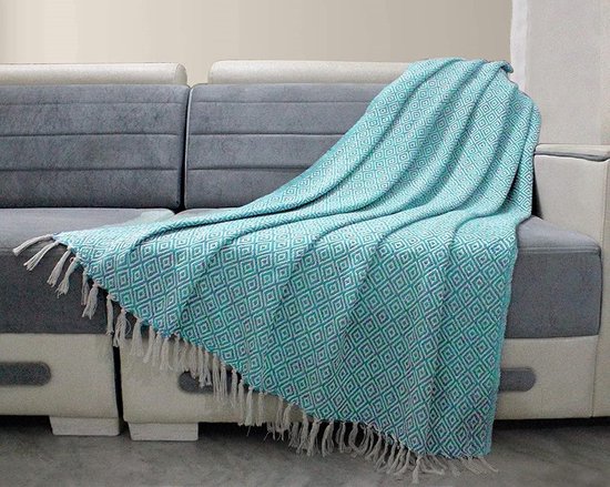 Coperta primaverile con camomilla, 127 x 152 cm, divertente busta con