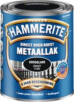 Hammerite - Metaallak Hoogglans - Zwart - 750 Ml