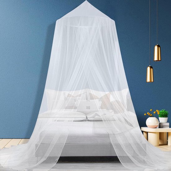 Tesa Insect Stop Comfort Klamboe Voor Tweepersoonsbed - Met Plafondhaak En Reistas