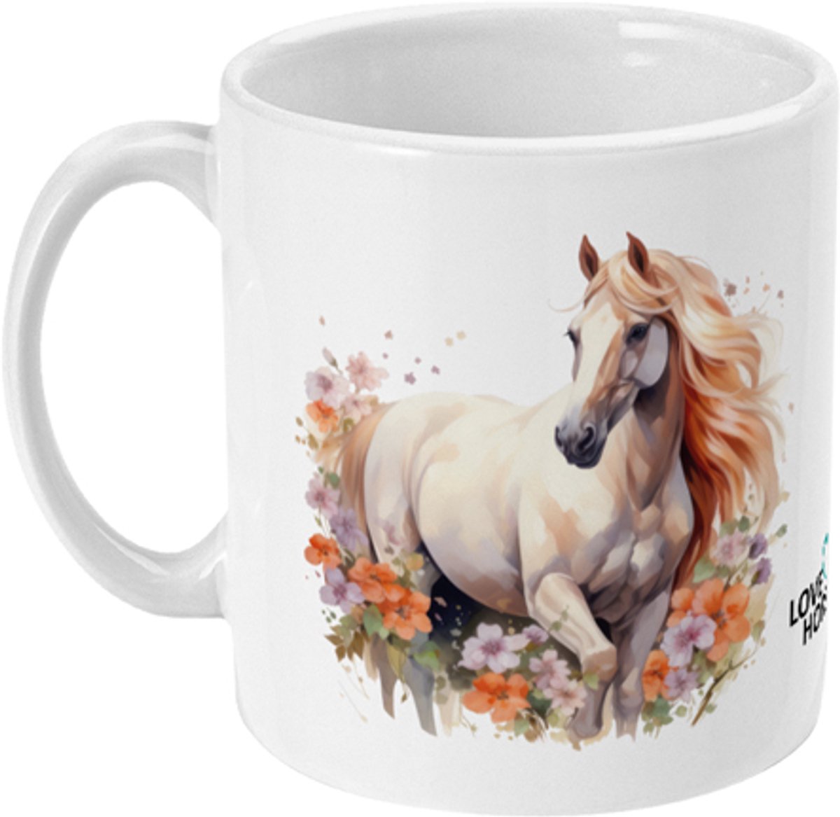 Mok Love Horses Flower, 325ml