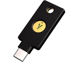 Yubico YubiKey 5C NFC FIPS Passwordmanager USB-stick Zwart/goud
