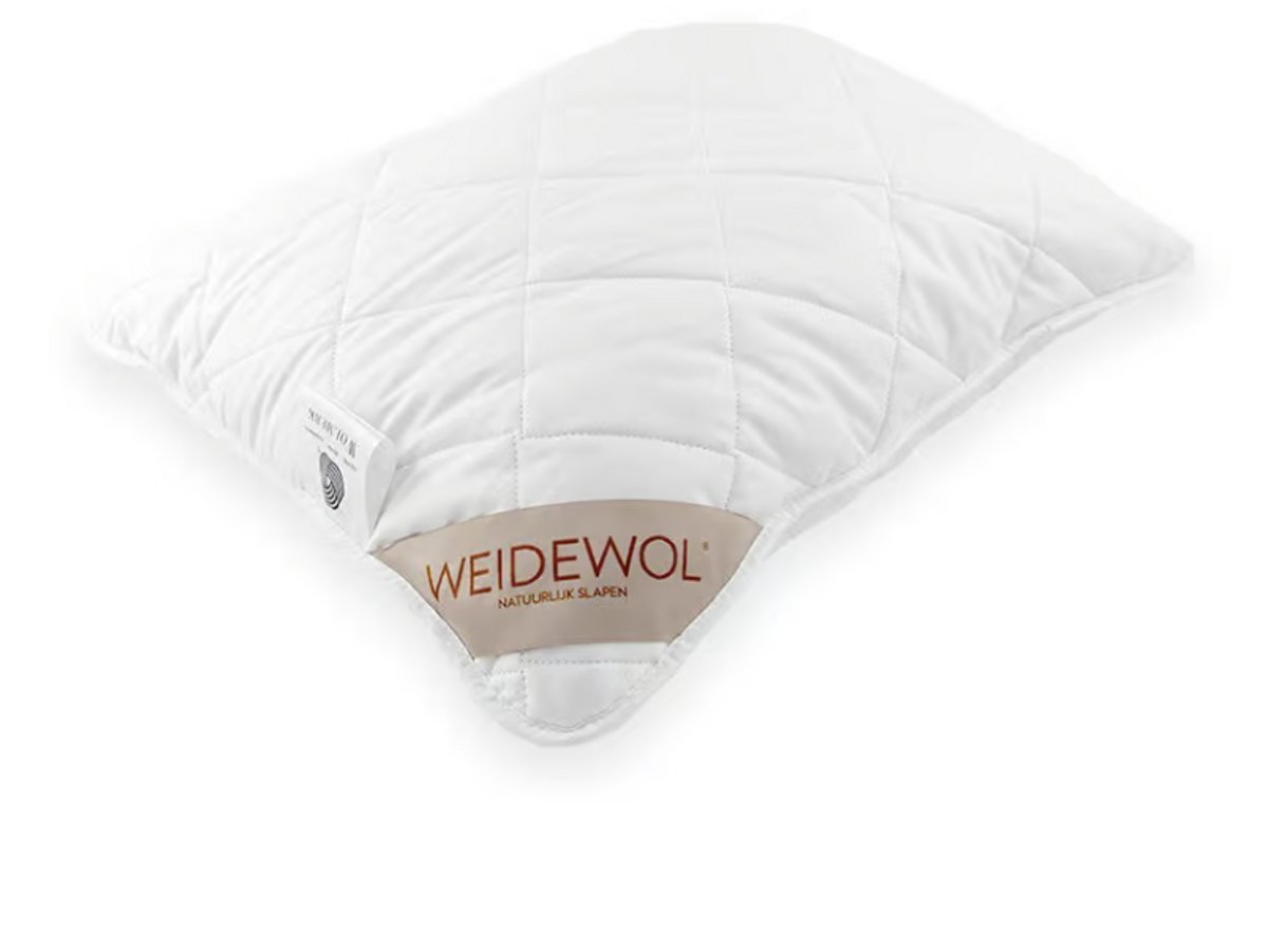 Weidewol Natuur Wollen hoofdkussen