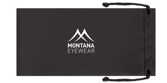 Montana Zonnebril Polarized Zwart Blauw MP199A van Montana. — afbeelding 3