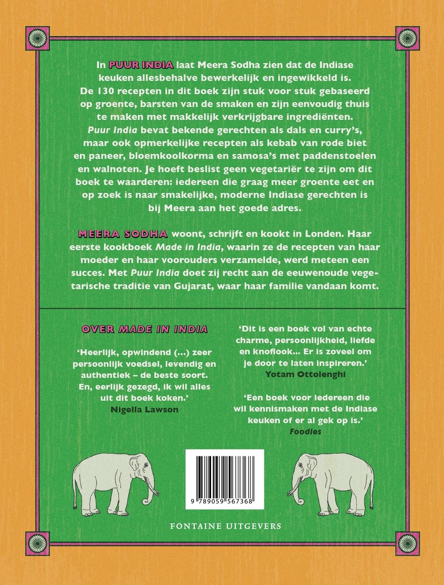 Puur India - back cover
