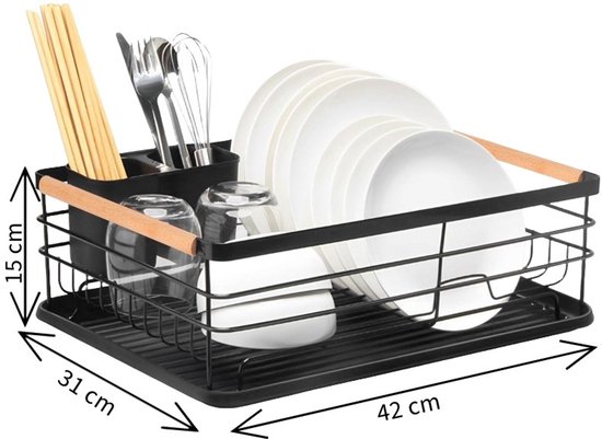 CKB Ltd Set van 3 potten op dienblad, metalen vintage vensterbank plantenbak voor de keuken, kweek je eigen kruiden om te koken - traditioneel gekleurd (krijt