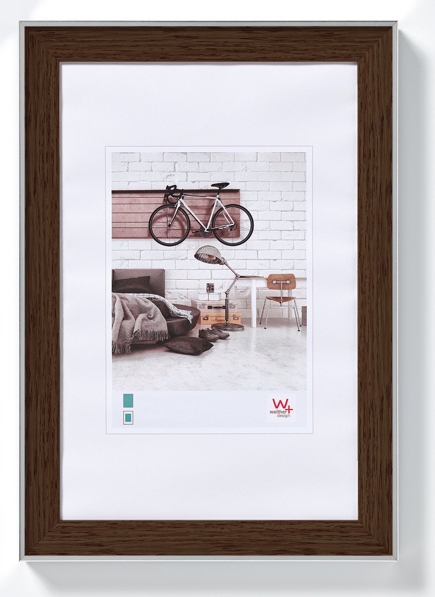 Walther Bohemian - Fotolijst - Fotoformaat 13x18 cm - Walnoot