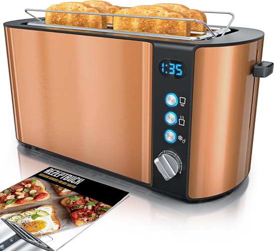 Bastilipo - Firefox - DB850 - Tostador blanco - 2 ranuras para pan de