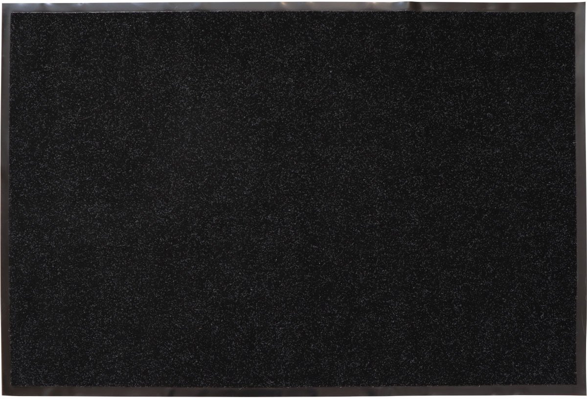 Luance Deurmat - zwart - 120 x 80 cm - voor binnen - PVC / polyester - droogloopmat
