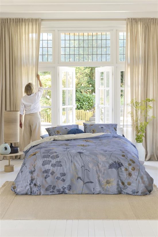 Beddinghouse Nala dekbedovertrek - Lits-Jumeaux - 240x200/220 - Blauw van Merkloos — afbeelding 2