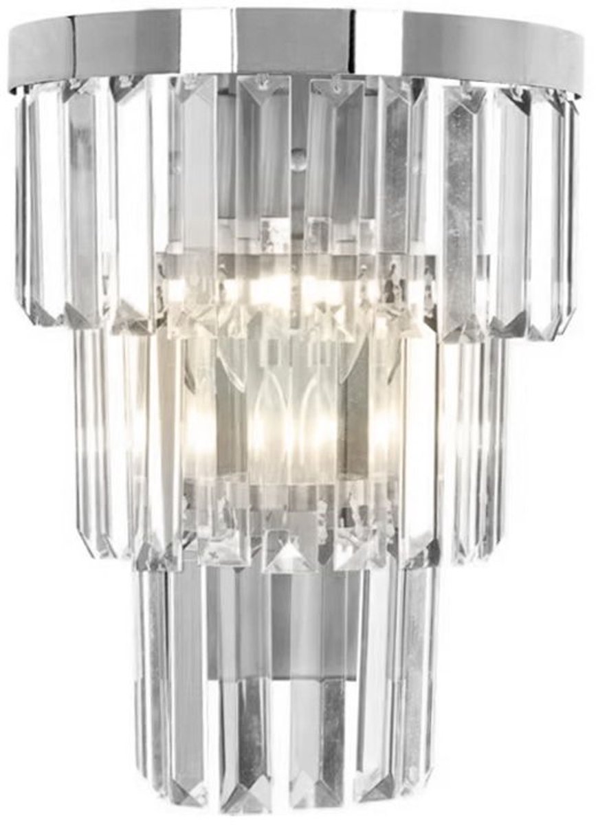 Toolight App1536-1W Wandlamp Chroom 15X25,5X27Cm