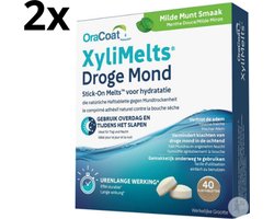 Oracoat Xylimelts Milde Munt - 2 x 40 stuks - Voordeelverpakking