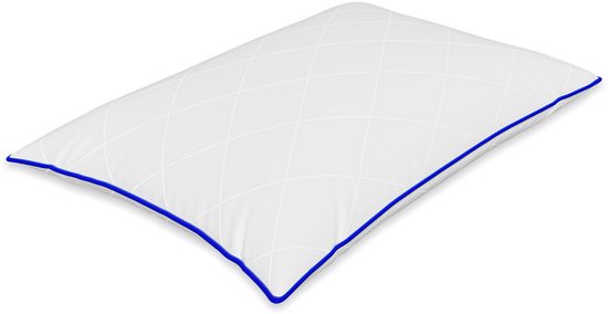 Schlaftroll - Ergonomisch Kussen 50x50 met microvezel vulling - Kussen wasbaar - Orthopedisch kussen - Ademende materialen-Zachte kussensloop