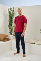Heren Huispak/ Pyjama Arda / Plus Sizes/ Bordeaux / maat 4XL
