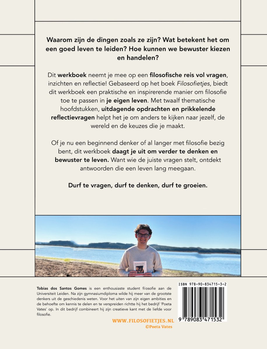 Filosofietjes Werkboek - back cover