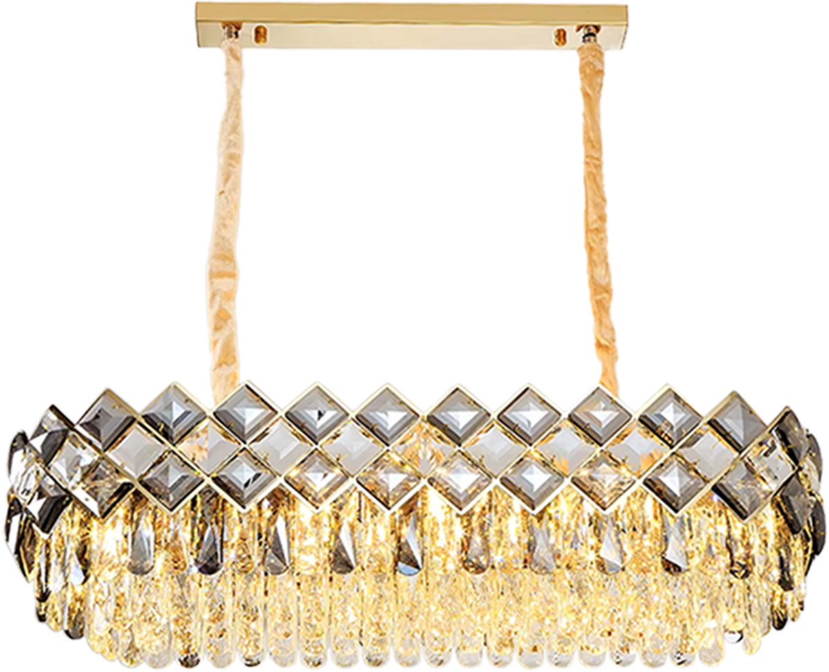 Toolight App1539-12Cp80 Hanglamp Goud 80X29X29Cm