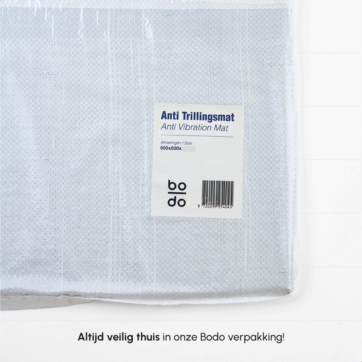 Bodo® Anti Trillingsmat Wasmachine en droger - 60x60x2cm — afbeelding 6