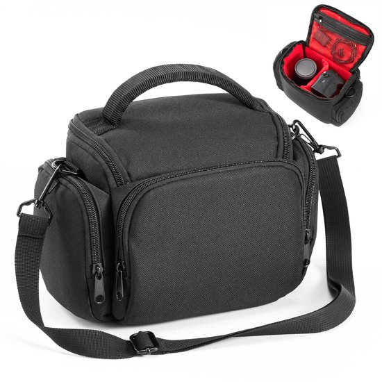 YONO Cameratas Spiegelreflexcamera - Camera Tas Systeemcamera - Fototas - Schoudertas geschikt voor Nikon - Canon - Sony - L