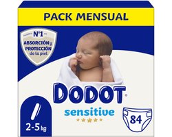 Dodot Sensitive - luiers - 84st N°1 (2-5kg)