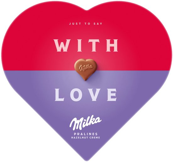 I love Milka Chocolade Hart – 30 pralinés