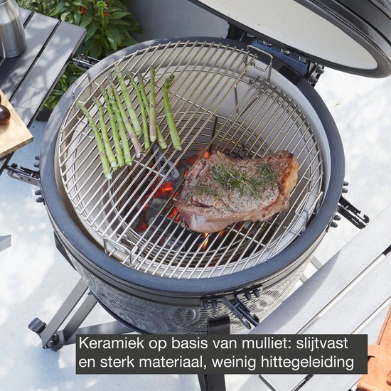 Barbecook Kamal 2.0 Extra Large kamado zwart van Barbecook — afbeelding 4