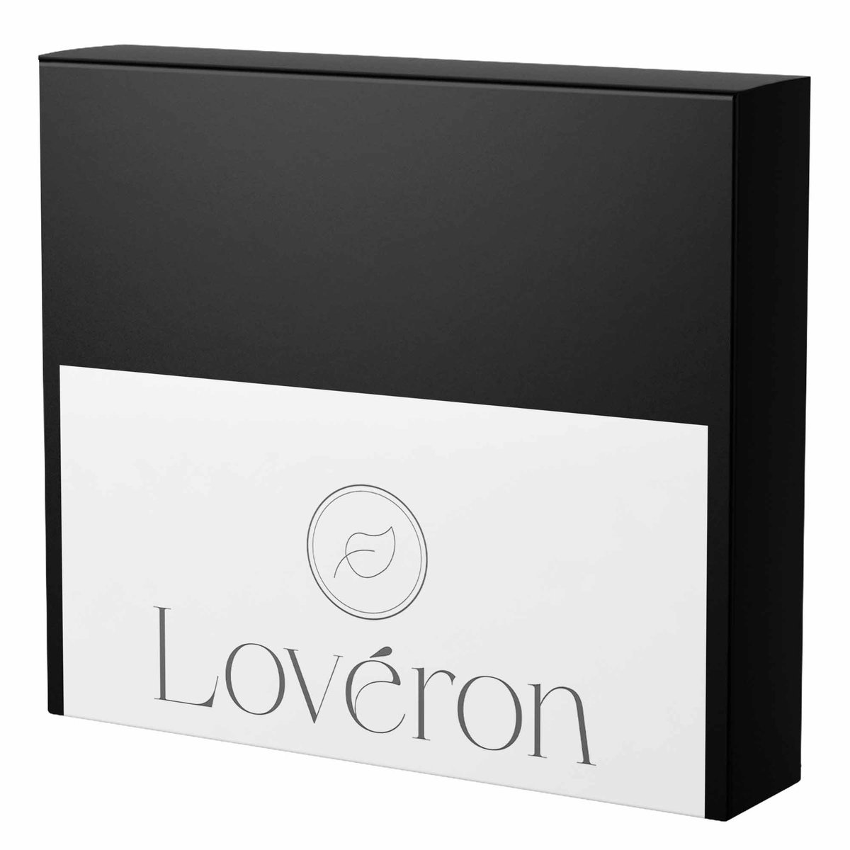 Lovéron kussensloop - Percale Katoen - 2 stuks - 50x60 cm - Zwart