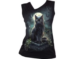Spiral - Spell Bound Mouwloze top - XXL - Zwart
