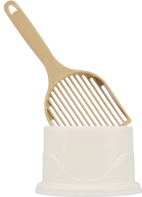Schep Voor Kattenbak - Kattenbakschep Met Houder – Kattenschep – 30x12CM – Extra Stevig