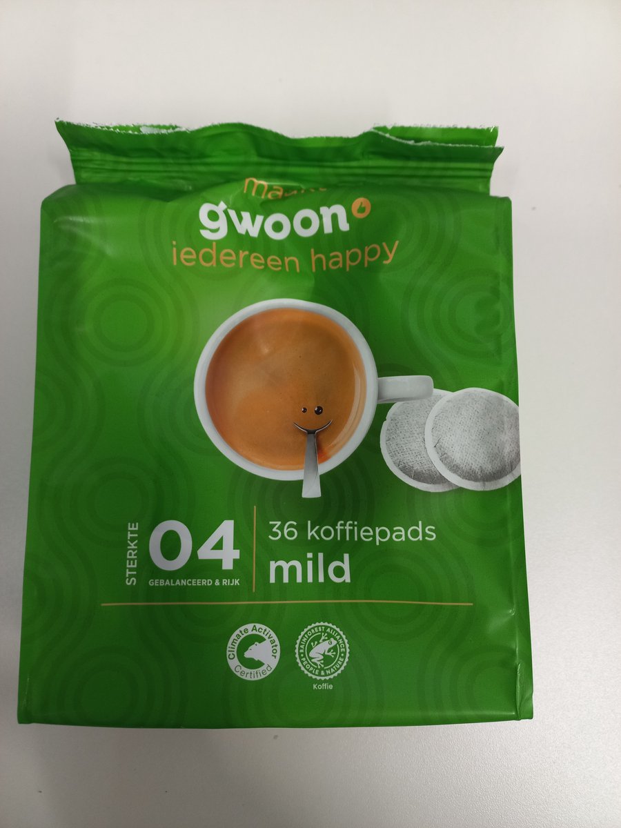 Koffiepads Mild gwoon - geschikt voor senseo® - pak 36 stuks