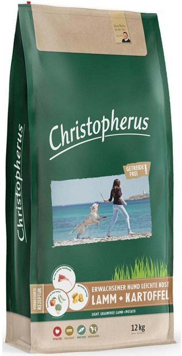 Christopherus Christopherus Adult Hond - Graanvrij Light Voer - 12kg