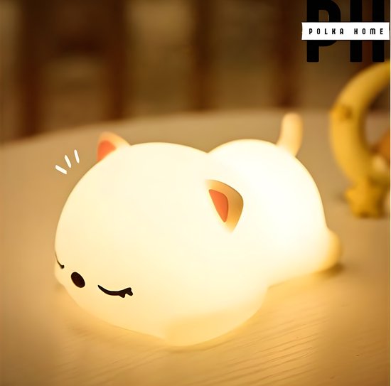PolkaHome® Lamp - Tafellamp Slaapkamer & Tafellampen - Tafel Lamp & Tafellampje - Nachtlamp & Nachtlampje - Lamp Kinderkamer & Lamp Babykamer - Nachtlampje Dimbaar - Lamp Kinderkamer Meisje en Jongen en Kinderen - Touch Lamp - Knijplampje Oplaadbaar van Merkloos — afbeelding 4