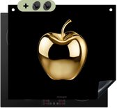 KitchenYeah® Protection plaque induction 60x52 cm - Apple - Or - Chrome - Noir - Protege plaque de cuisson - Couvre plaque induction - Protecteur d'induction - Cuisine