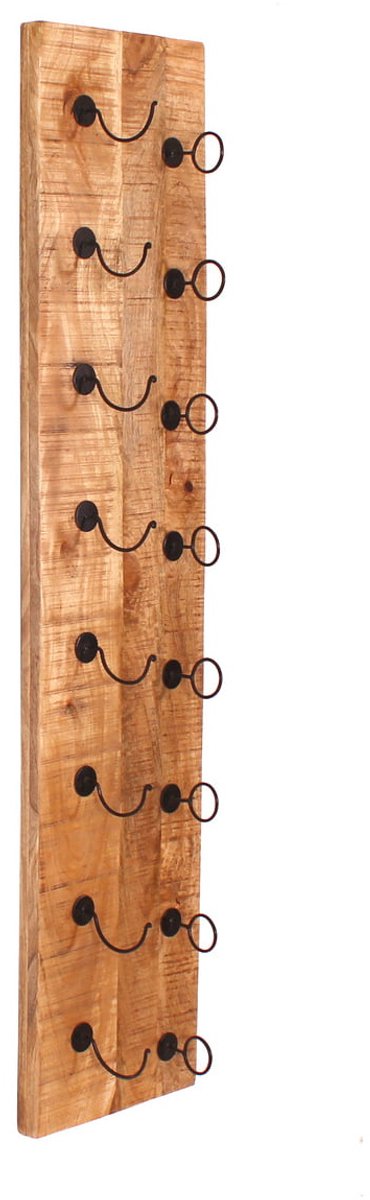 Wijnrek Indus Mango - Breedte 33 cm - Hoogte 148 cm - Diepte 16 cm