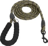 KCMultisupplies Laisse pour chien 2 mètres – Laisse réfléchissante pour chien – Avec poignée rembourrée – Convient aux grands et petits Chiens – Laisse en nylon
