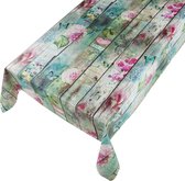 Gecoat tafellinnen Romeo -  140 x 450 cm - Multi tafellaken - Tafelkleed plastic - Voor buiten en binnen - Verschillende maten - Geleverd in een koker