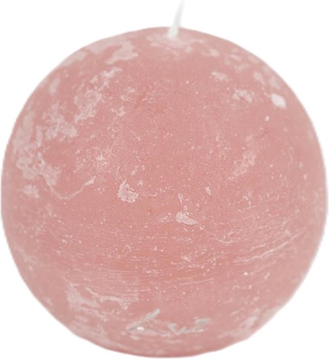 LUZ Rasteli Luz Your Kaars-Bolkaars Roze-Taupe Rosé D 8 cm Per 2 Stuks Taupe Rose