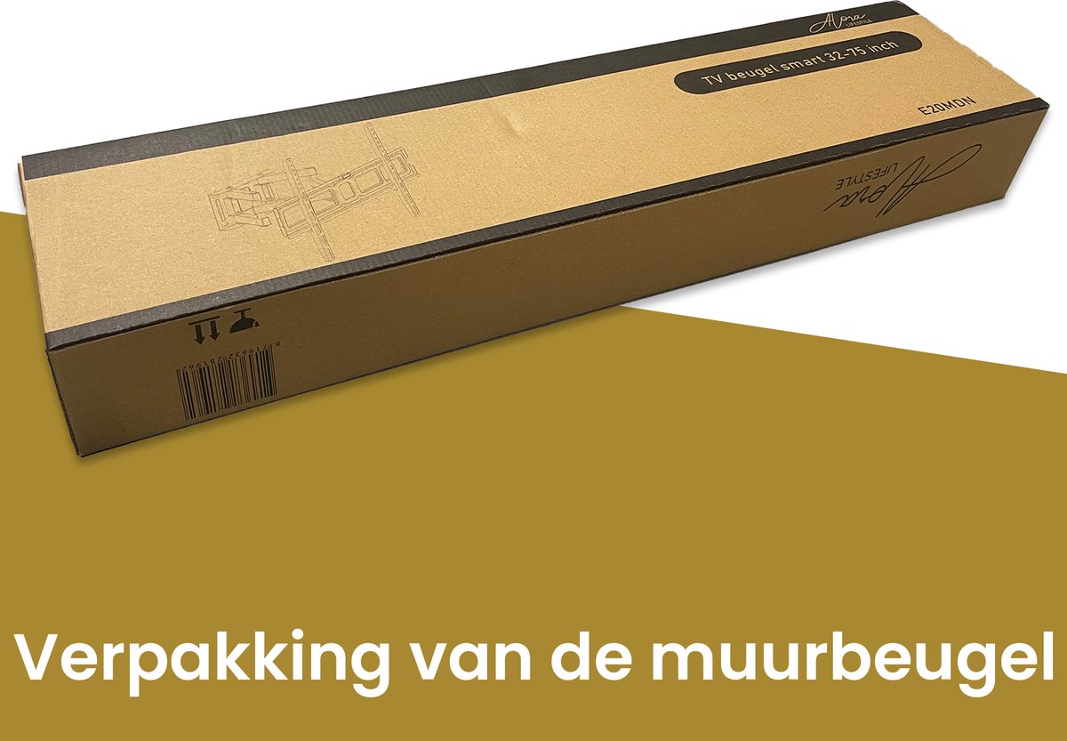 Alora TV muurbeugel Smart 32-75 inch - TV beugel thumbnail 5