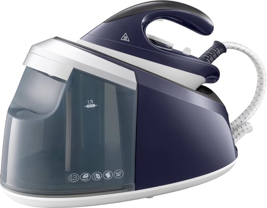 DailySupplies® Strijkijzer - Stoomstrijkijzer met Stoomgenerator - Stoomreiniger - Blauw