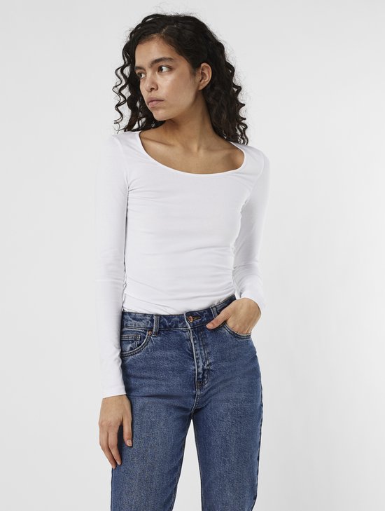 VERO MODA Dames Vmmaxi My Ls Soft Uneck Ga Noos shirt met lange mouwen, zwart (black/black), XL