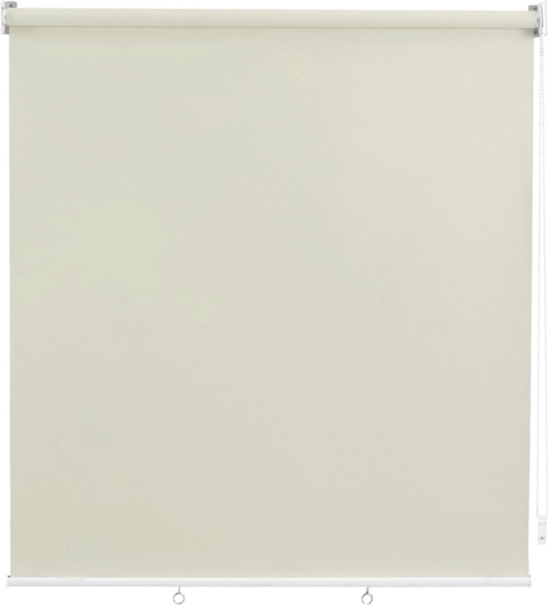 Bolt Edge Rolgordijn - Beige - 100x140cm - Verduisterend - Waterafstotend - Zonder boren