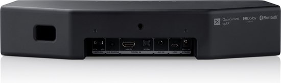 Teufel CINEBAR ONE+ - Ultracompacte soundbar met bluetooth & Dynamore Ultra technologie - Subwoofer - zwart van Teufel — afbeelding 5